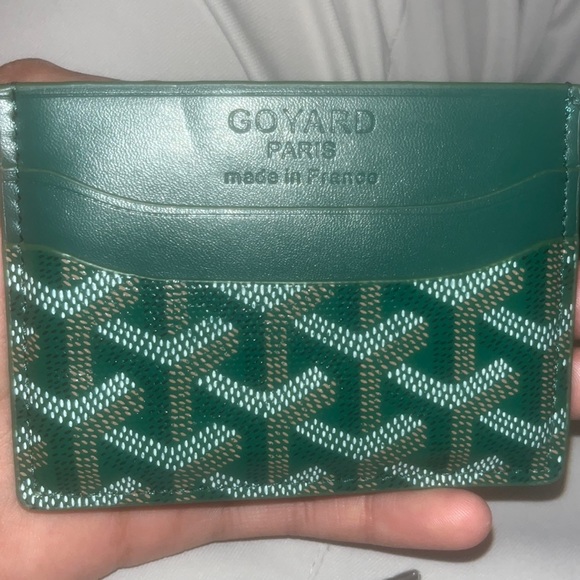 GOYARD - Goyardine Saint Sulpice Card Holder Green - Picture 2 of 4